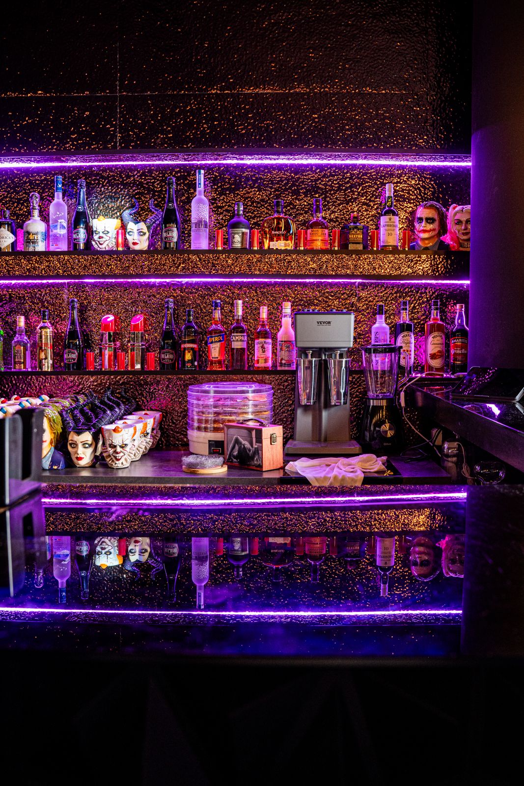 Prateleira do bar